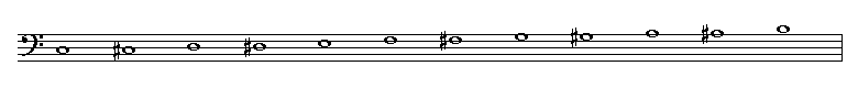 Chromatische toonladder
