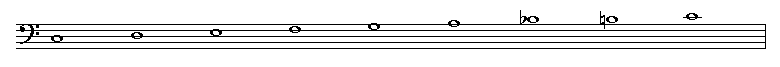 Bebop Dominant toonladder