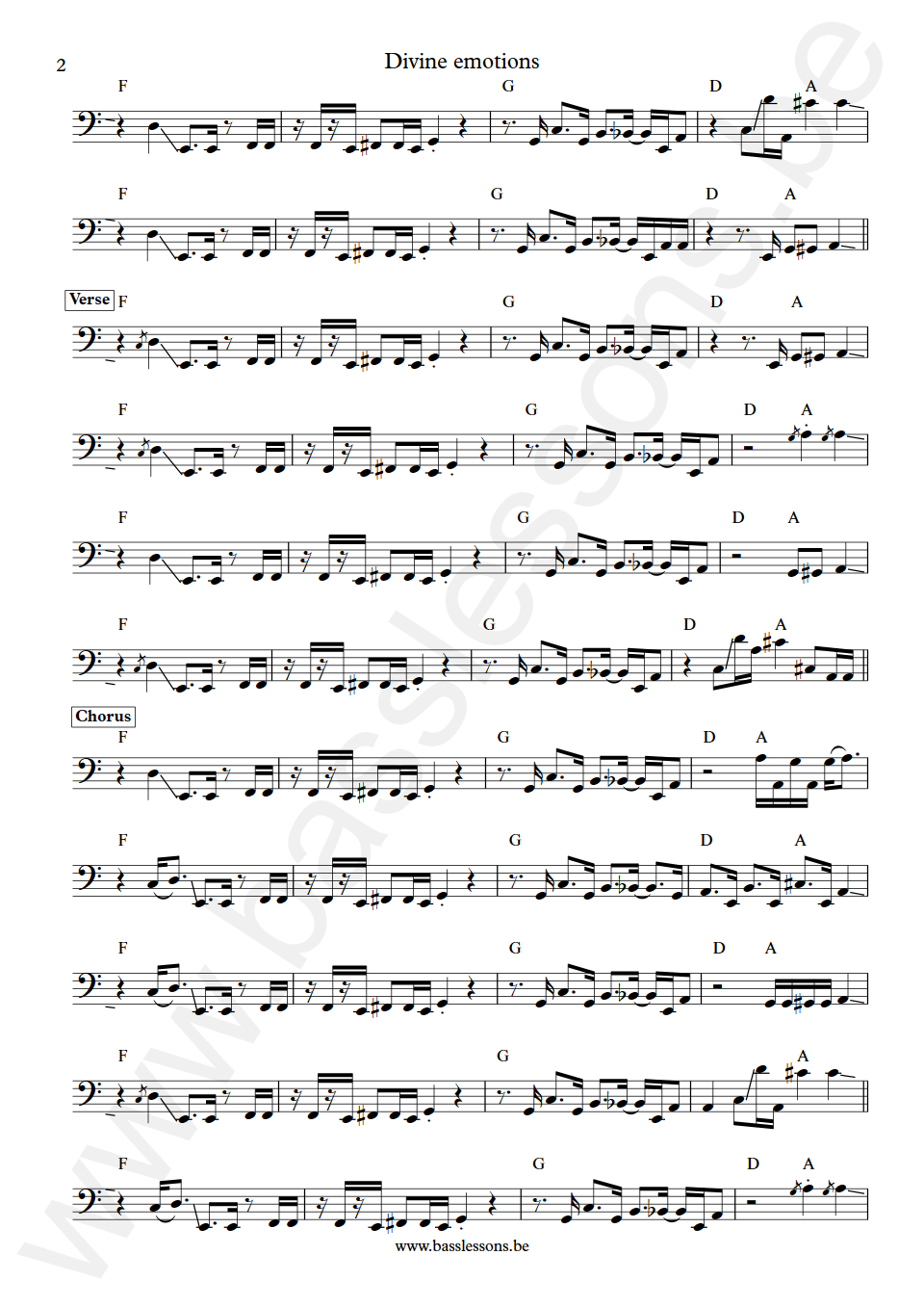 Narada Michael Walden Divine emotions Randy Jackson Bass Transcription part 2