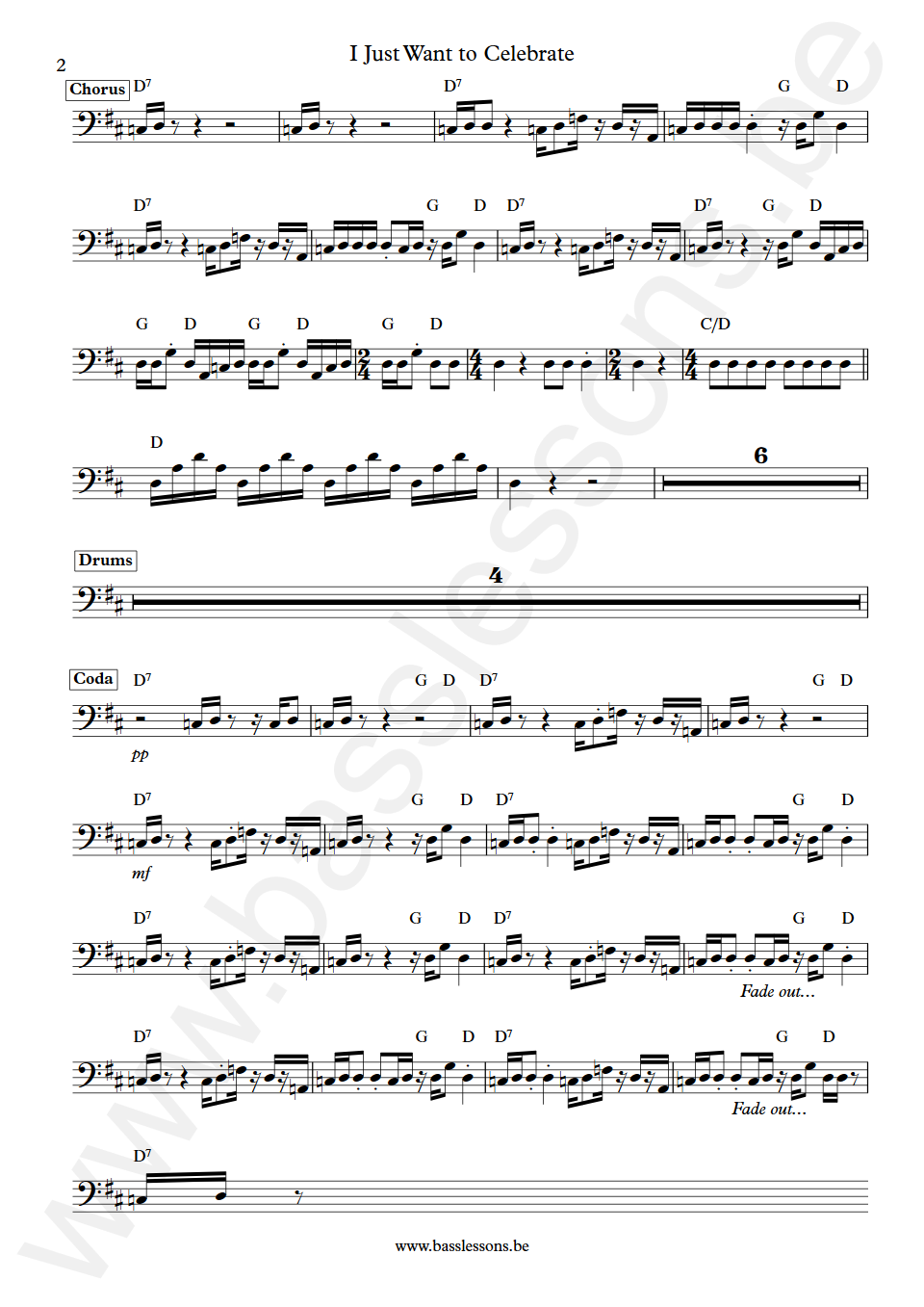 Rare Earth I Just Want to Celebrates John Persh Bass Transcription part 2