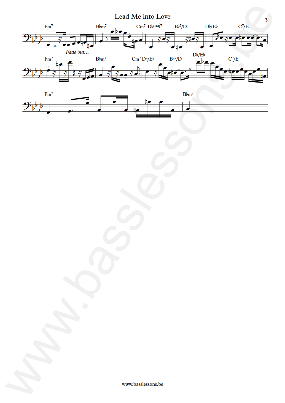 Anita Baker Lead Me into Love Nathan East Bass Transcription part 3