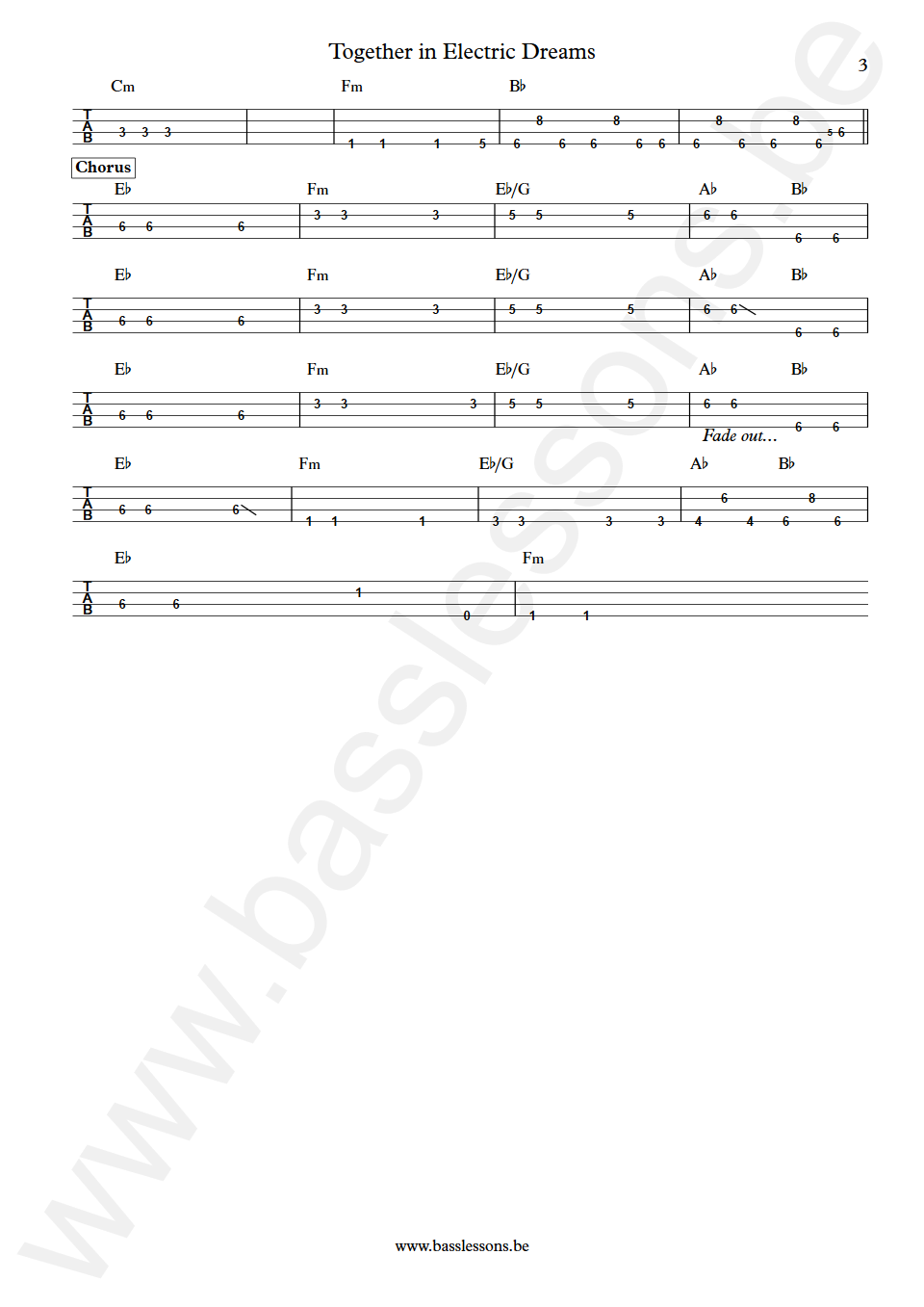 Philip Oakey Giorgio Moroder Together in Electric Dreams Arthur Barrow Bass Tabs part 3