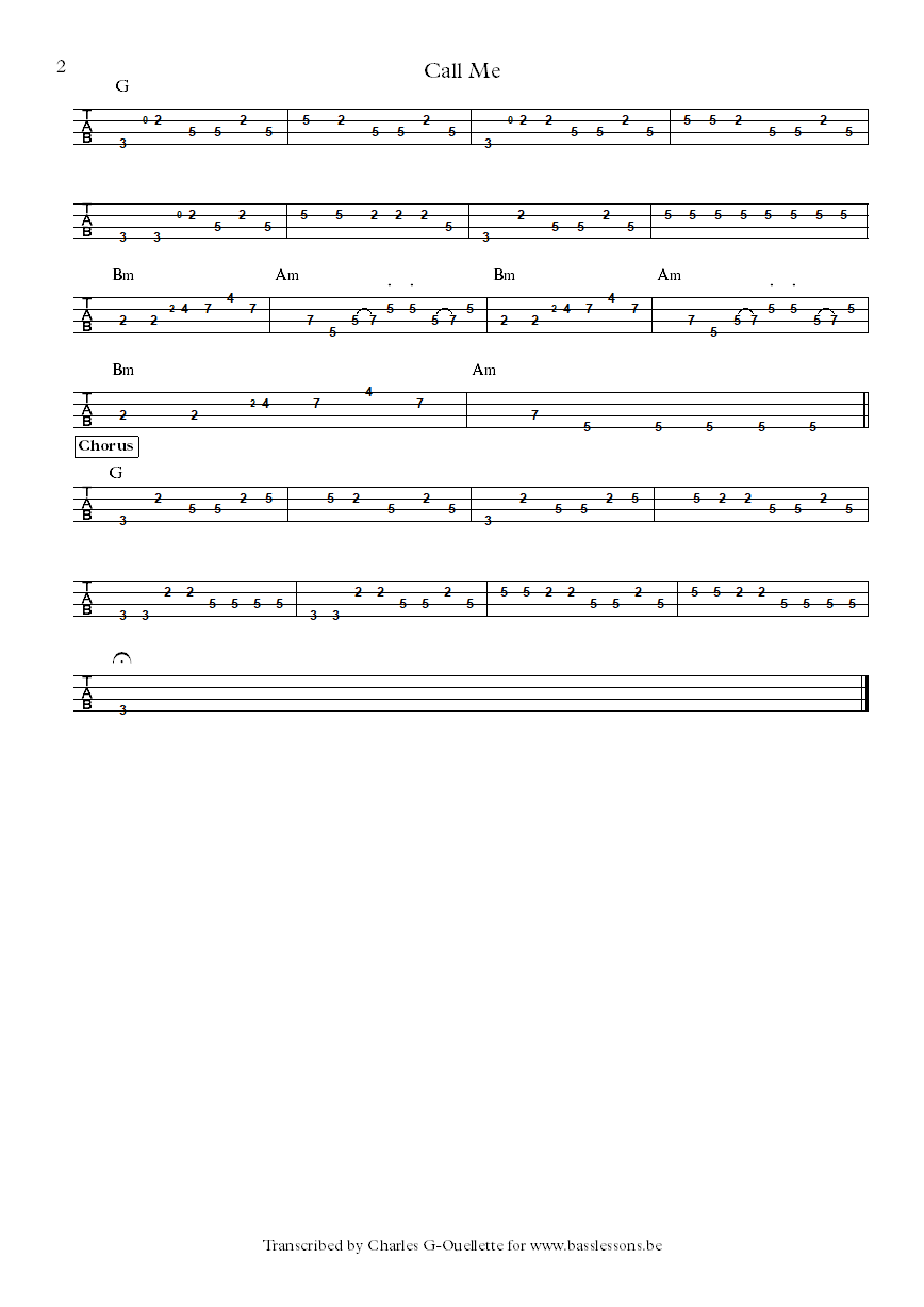 St. Paul & the Broken Bones Call Me Jesse Philips bass tab part 2