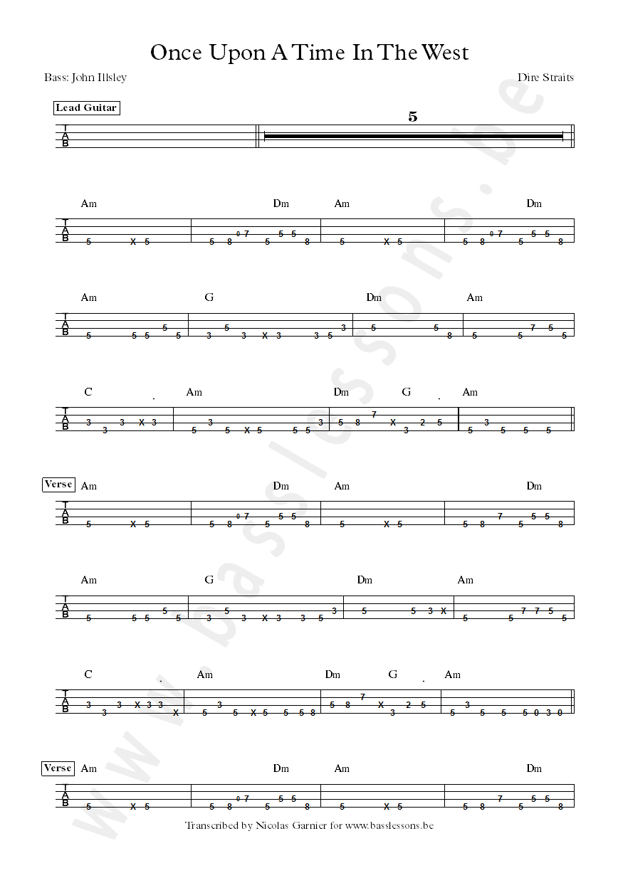 Dire straits tab 1