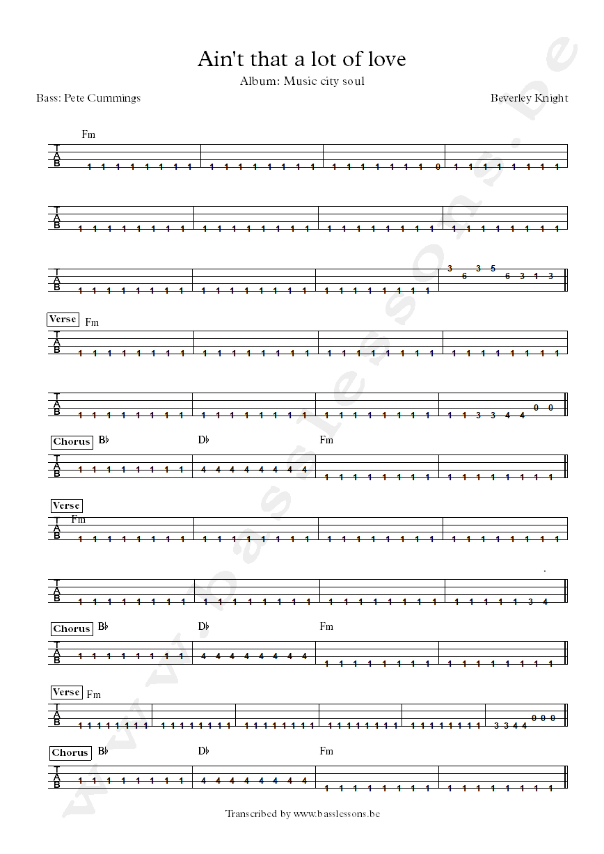 Beverly Knight sheet music