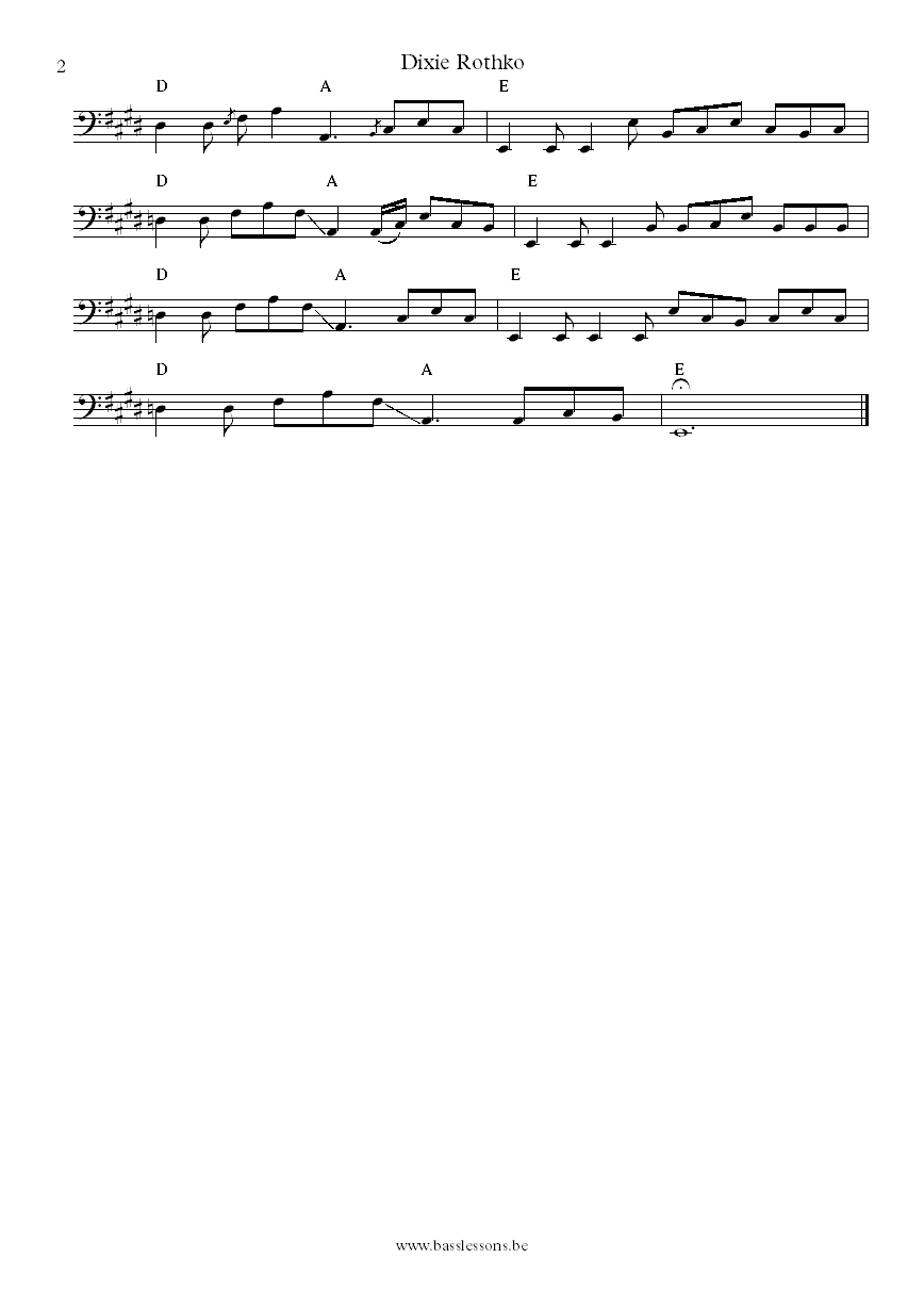 St paul and the broken bones dixie rothko bass transcription part 2