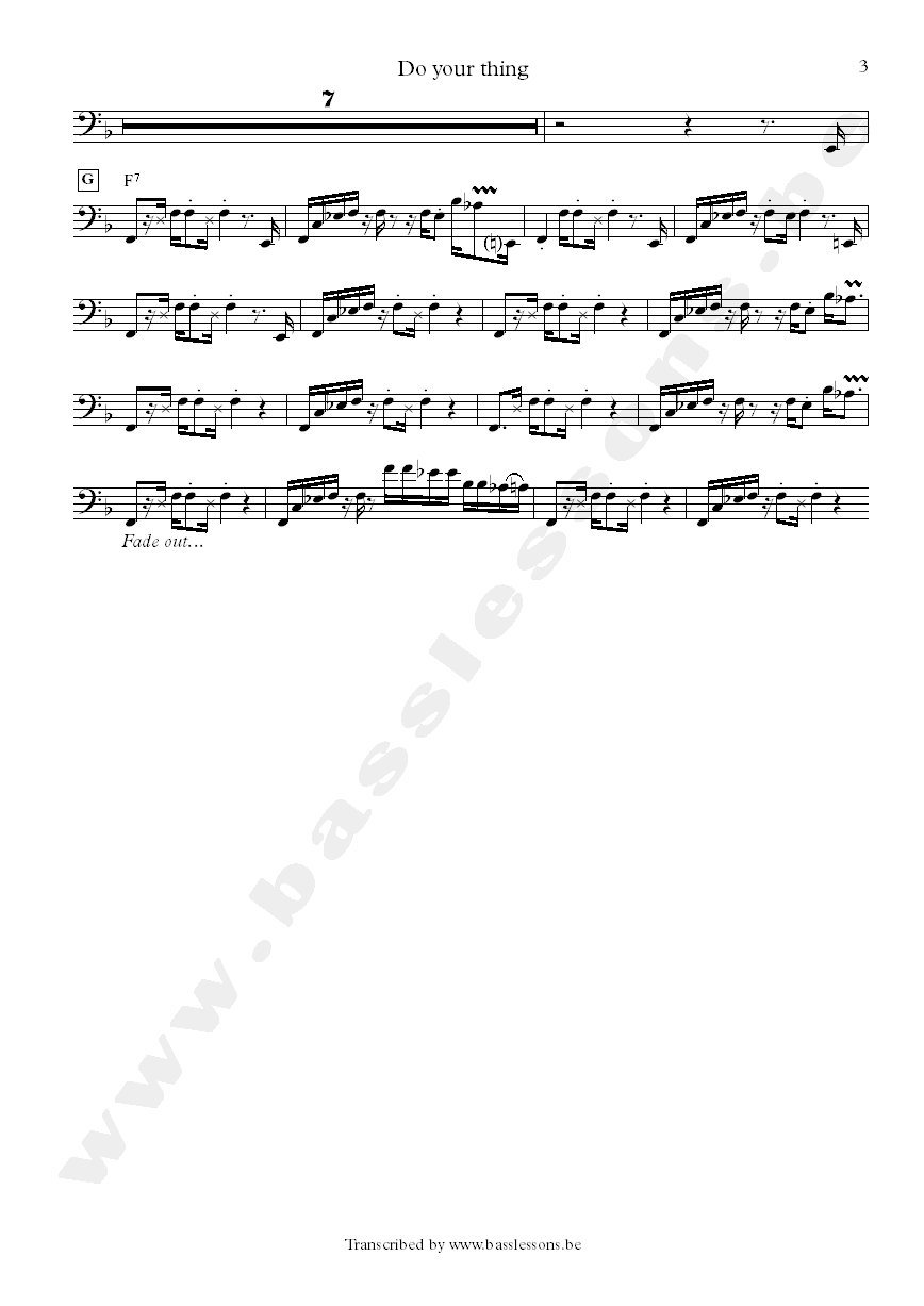 Marion gaines singers bass transcription part 3