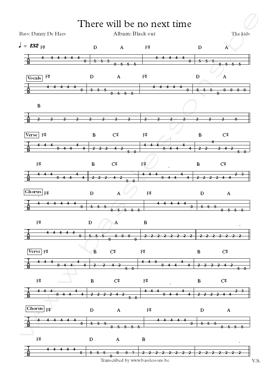 The kids there will be no next time bas tab