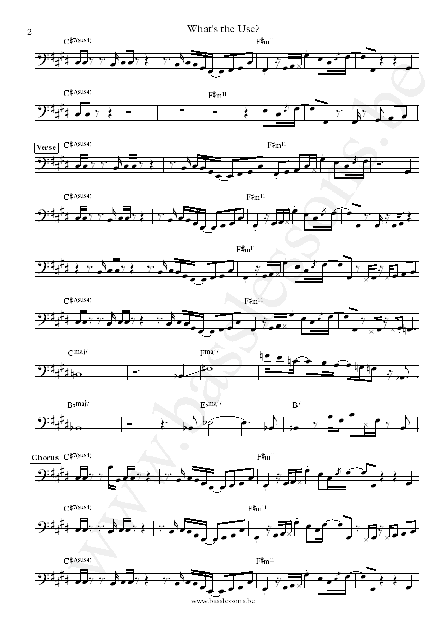 Mac Miller whats the use thundercat bass transcription part 2