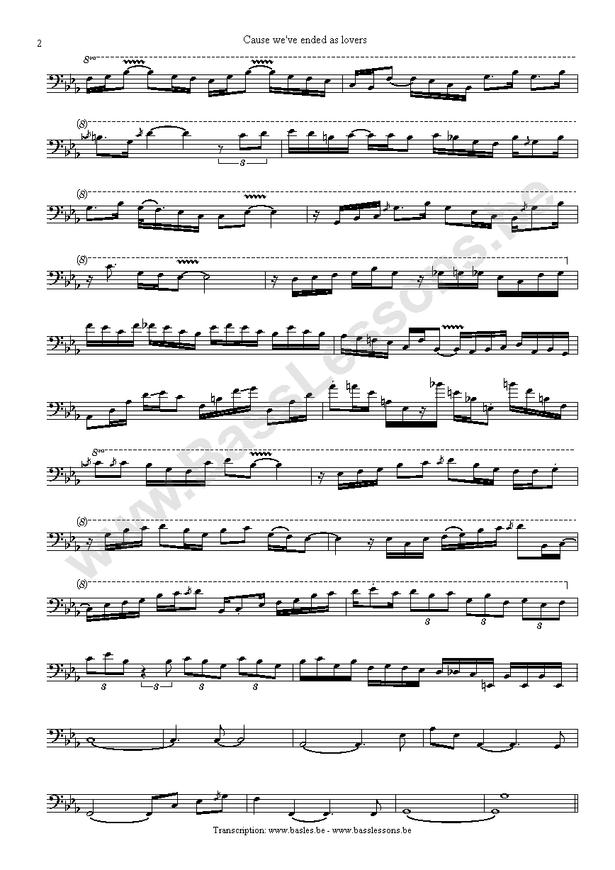 Bass solo