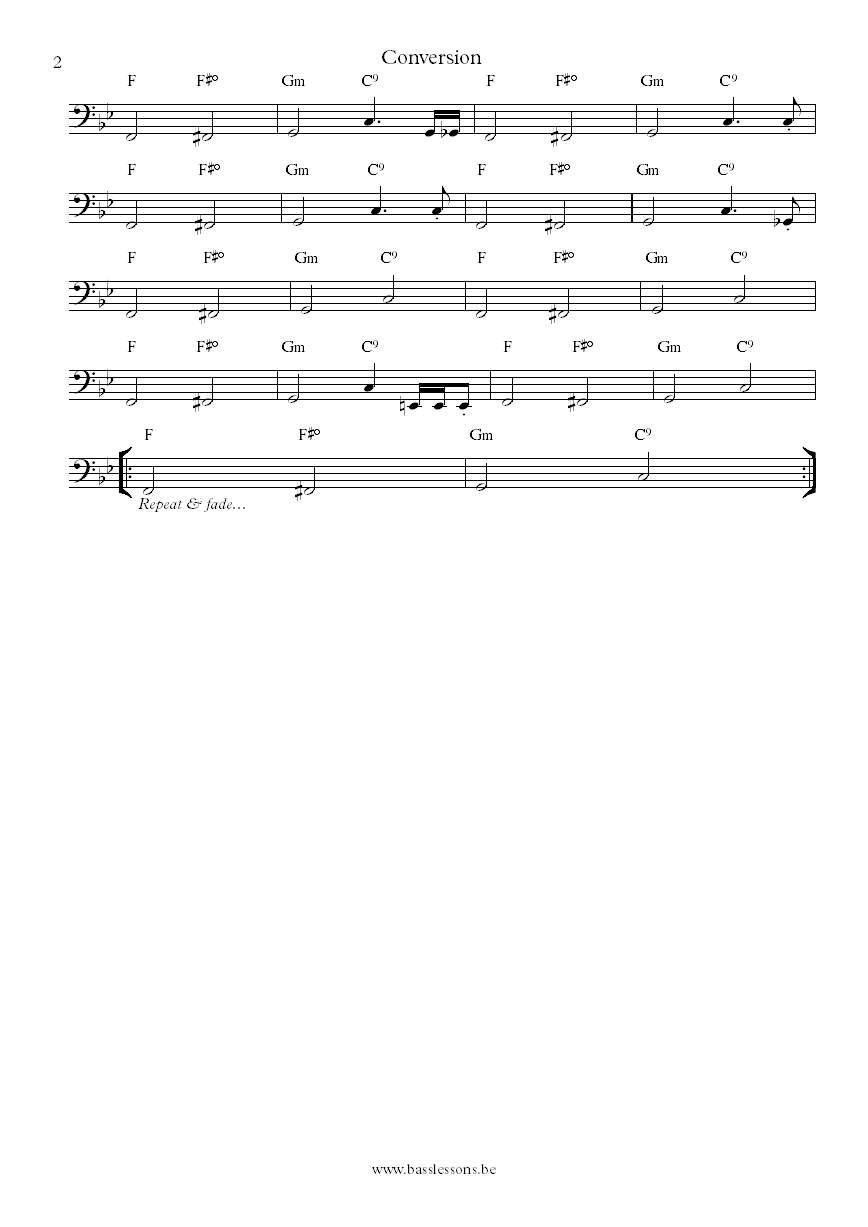 Khruangbin with Leon Bridges Conversion Laura Lee bass transcription part 2