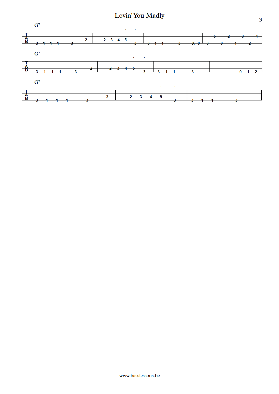 Narada Michael Walden loving you madly T.M. Stevens bass tab part 3