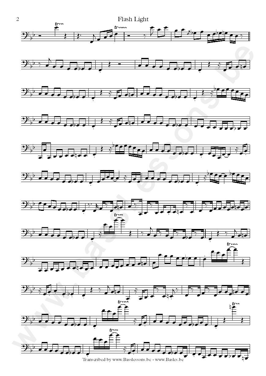 Parliament sheet music